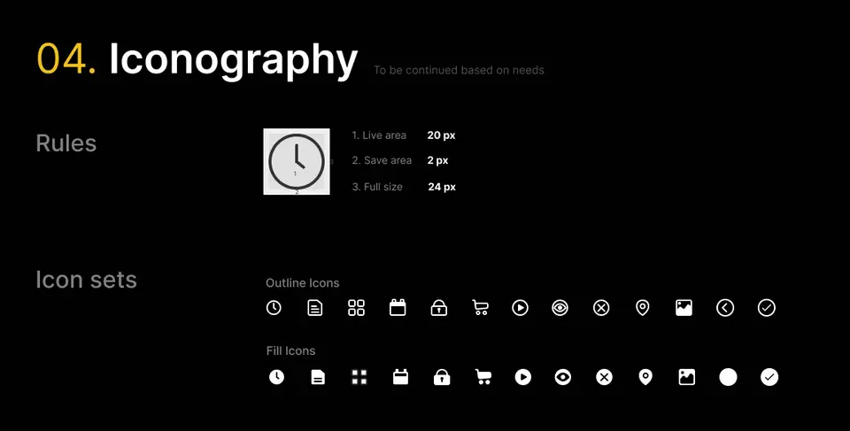Havik design system: screen 4