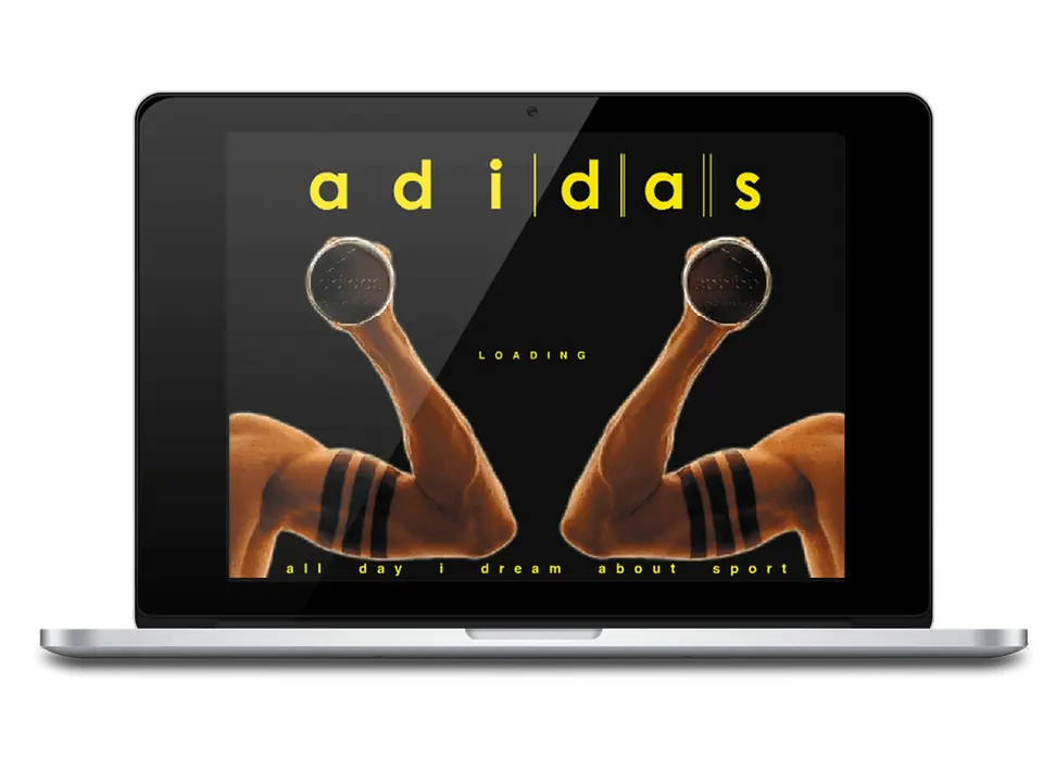Adidas digital ad for Wadmag, image 1 of 3