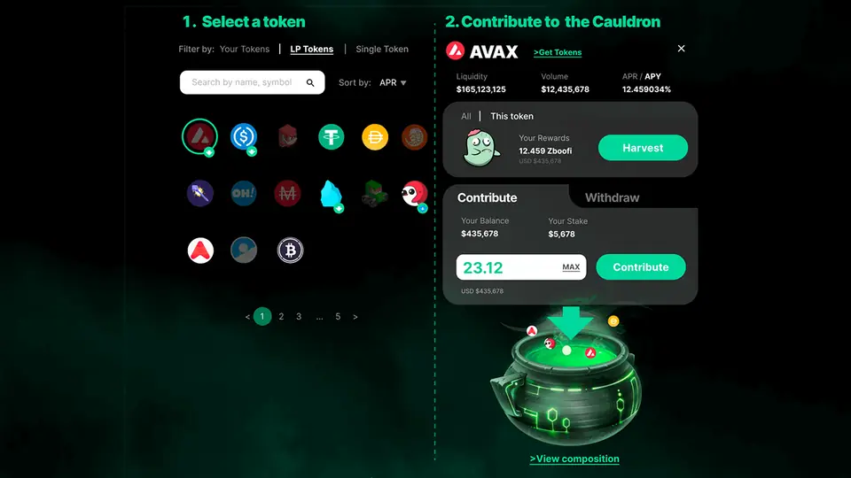 BooFinance: screen 2
