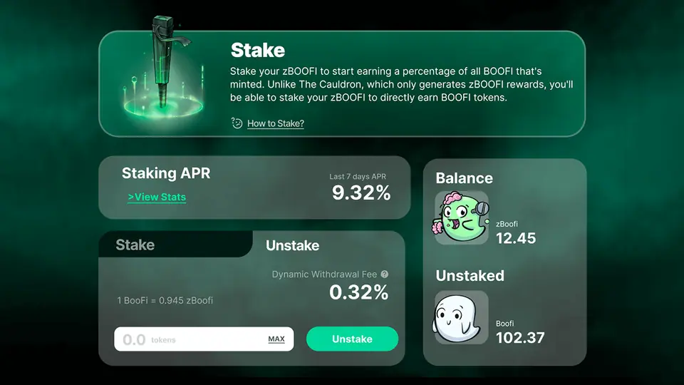 BooFinance: screen 4