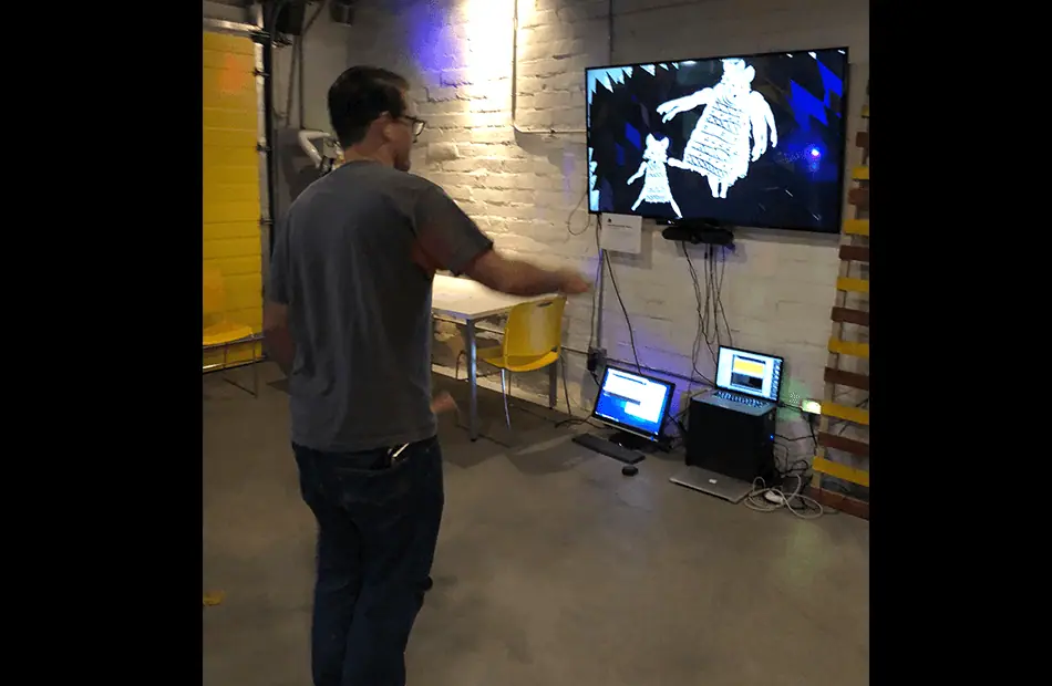 Code Kitchen Mirror interactive installation, image 4 of 4