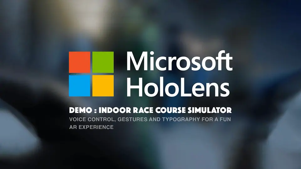 HoloLens AR fitness prototype, image 1 of 2