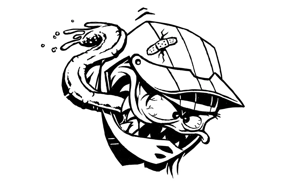 Human Powered Suicide Machine apparel graphics, image 3 of 3