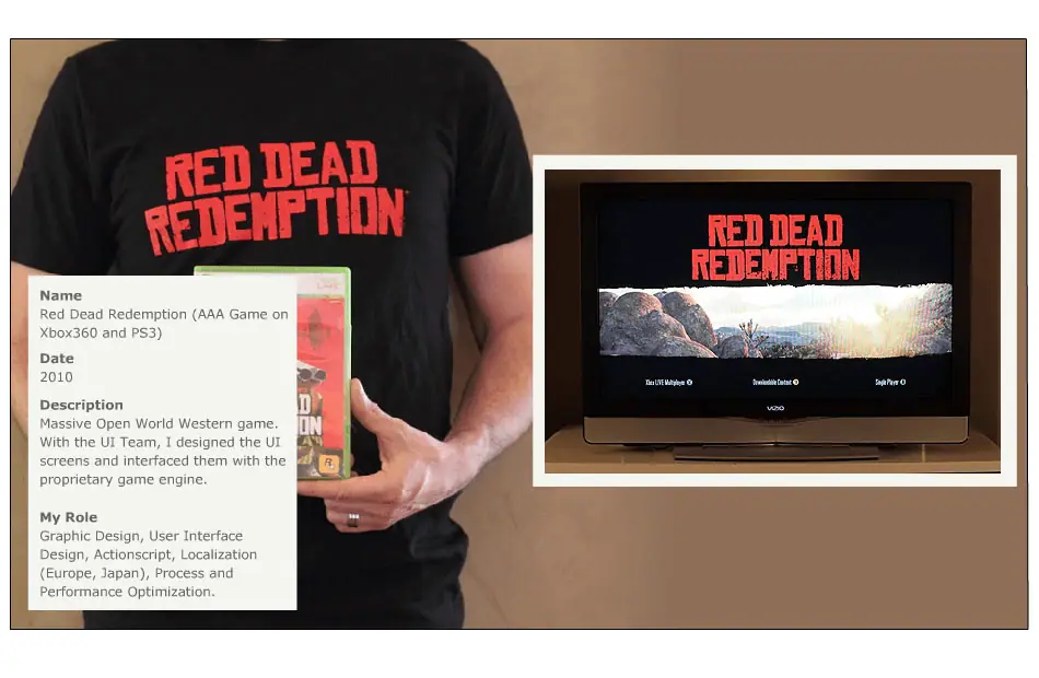 Red Dead Redemption UI, image 1 of 3