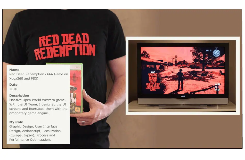 Red Dead Redemption UI, image 3 of 3