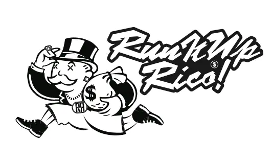 Run It Up Rico logo and visual identity