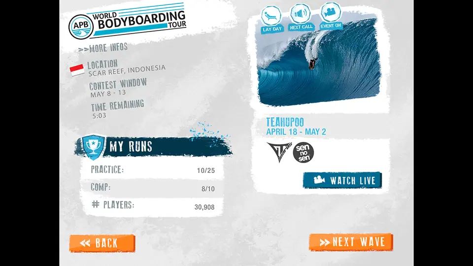 You Riding surf simulator game, image 2 of 9
